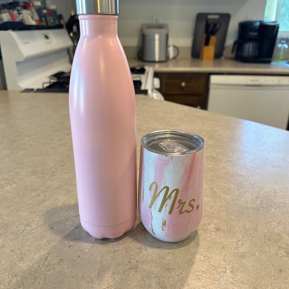 S'well Pink Water Bottle Base